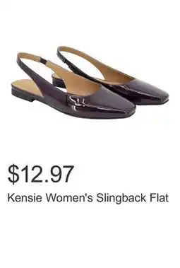 Costco Kensie Women's Slingback Flat offer