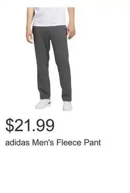 Costco adidas Men's Fleece Pant offer