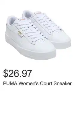 Costco PUMA Women's Court Sneaker offer