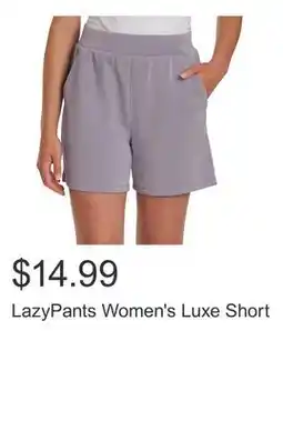 Costco LazyPants Women's Luxe Short offer