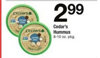 ACME Cedar's Hummus offer