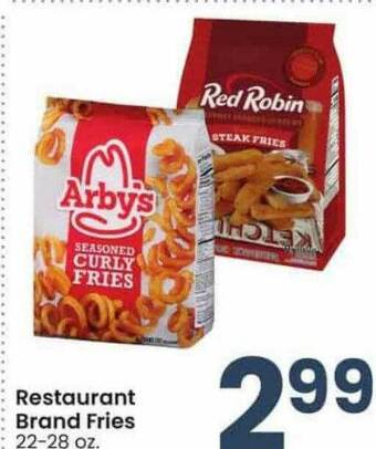 Albertsons Restaurant Brand Fries offer