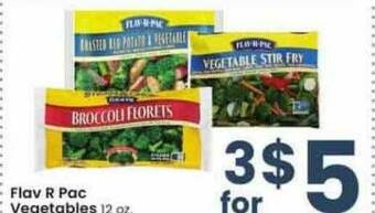 Albertsons Flav R Pac Vegetables offer