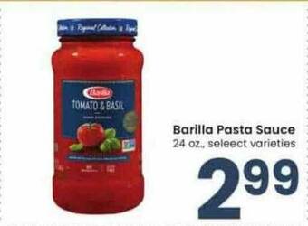 Albertsons Barilla Pasta Sauce offer