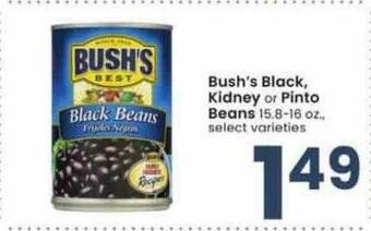 Albertsons Bush's Black, Kidney Or Pinto Beans offer