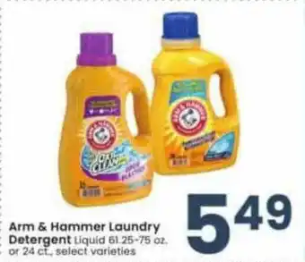 Albertsons Arm & Hammer Laundry Detergent Liquid offer