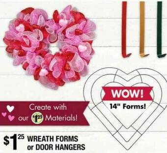 Dollar Tree Wreath Forms Or Door Hangers offer