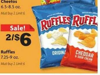 Family Dollar Ruffles offer