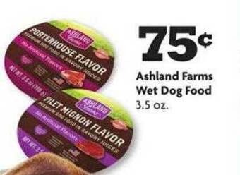 Family Dollar Ashland Farms Wet Dog Food offer