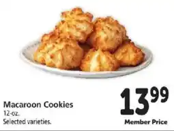 Safeway Macaroon Cookies offer