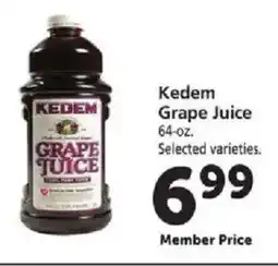 Safeway Kedem Grape Juice offer