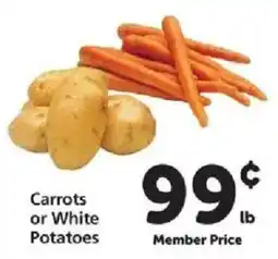 Safeway Carrots or White Potatoes offer