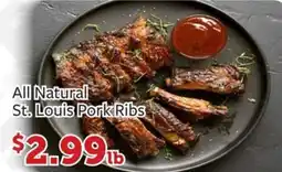 Fareway All Natural St. Louis Pork Ribs offer