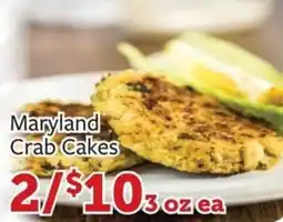 Fareway Maryland Crab Cakes offer