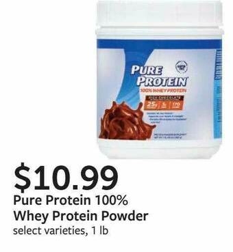 Fareway Pure Protein 100% Whey Protein Powder offer