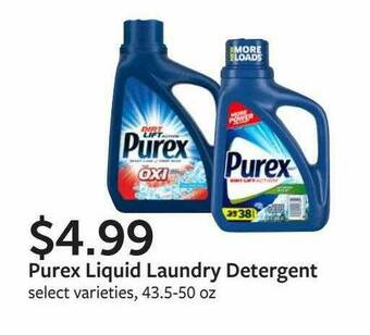 Fareway Purex Liquid Laundry Detergent offer