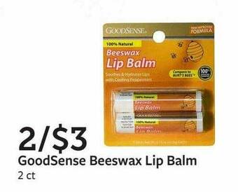 Fareway GoodSense Beeswax Lip Balm offer