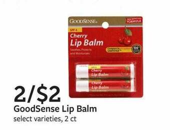 Fareway GoodSense Lip Balm offer
