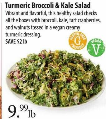 Market of Choice Turmeric Broccoli & Kale Salad offer