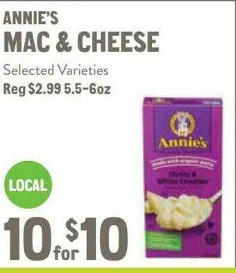 New Seasons Market Annie's Mac & Cheese offer