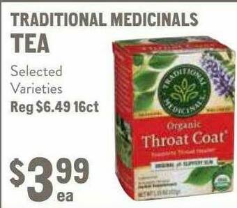 New Seasons Market Traditional Medicinals Tea offer