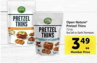 Safeway Open Nature® Pretzel Thins offer