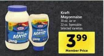 Safeway Kraft Mayonnaise offer