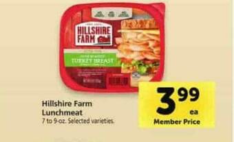 Safeway Hillshire Farm Lunchmeat offer