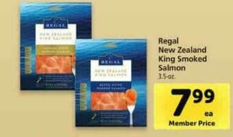 Safeway Regal New Zealand King Smoked Salmon offer