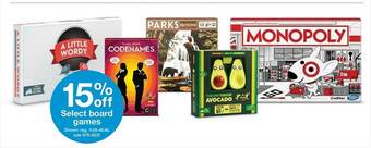 Target Board Games offer