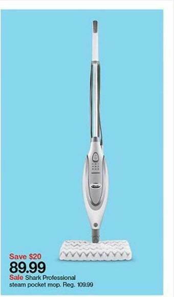Target Shark Professional Steam Pocket Mop offer