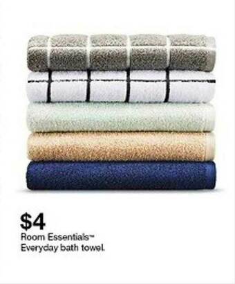 Target Room Essentials Everyday Bath Towel offer