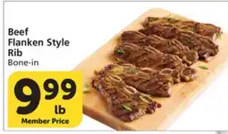 Albertsons Beef Flanken Style Rib offer