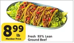 Albertsons Fresh 93% Lean Ground Beef offer