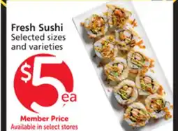 Albertsons Fresh Sushi offer