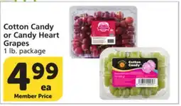 Albertsons Cotton Candy or Candy Heart Grapes offer