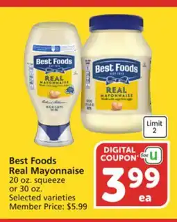 Albertsons Best Foods Real Mayonnaise offer