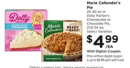 Ralphs Marie Callender's Pie offer