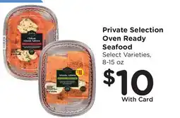 Ralphs Private Selection Oven Ready Seafood offer