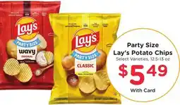Ralphs Party Size Lay's Potato Chips offer
