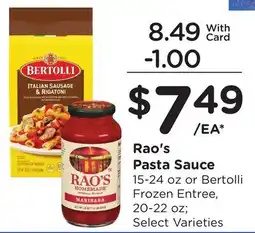 Ralphs Rao's Pasta Sauce offer