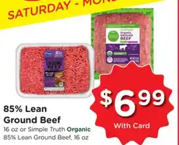 Ralphs 85% Lean Ground Beef offer