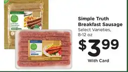 Ralphs Simple Truth Breakfast Sausage offer