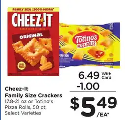 Ralphs Cheez-It Family Size Crackers offer