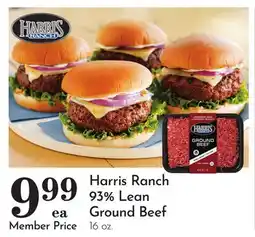 Pavilions Harris Ranch 93% Lean Ground Beef offer