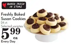 Pavilions Freshly Baked Susan Cookies offer