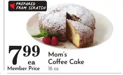 Pavilions Mom's Coffee Cake offer