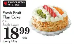 Pavilions Fresh Fruit Flan Cake offer