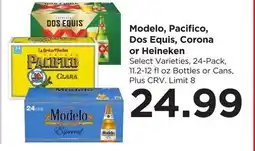 Food 4 Less Modelo, Pacifico, Dos Equis, Corona or Heineken offer