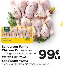 Food 4 Less Sanderson Farms Chicken Drumsticks offer